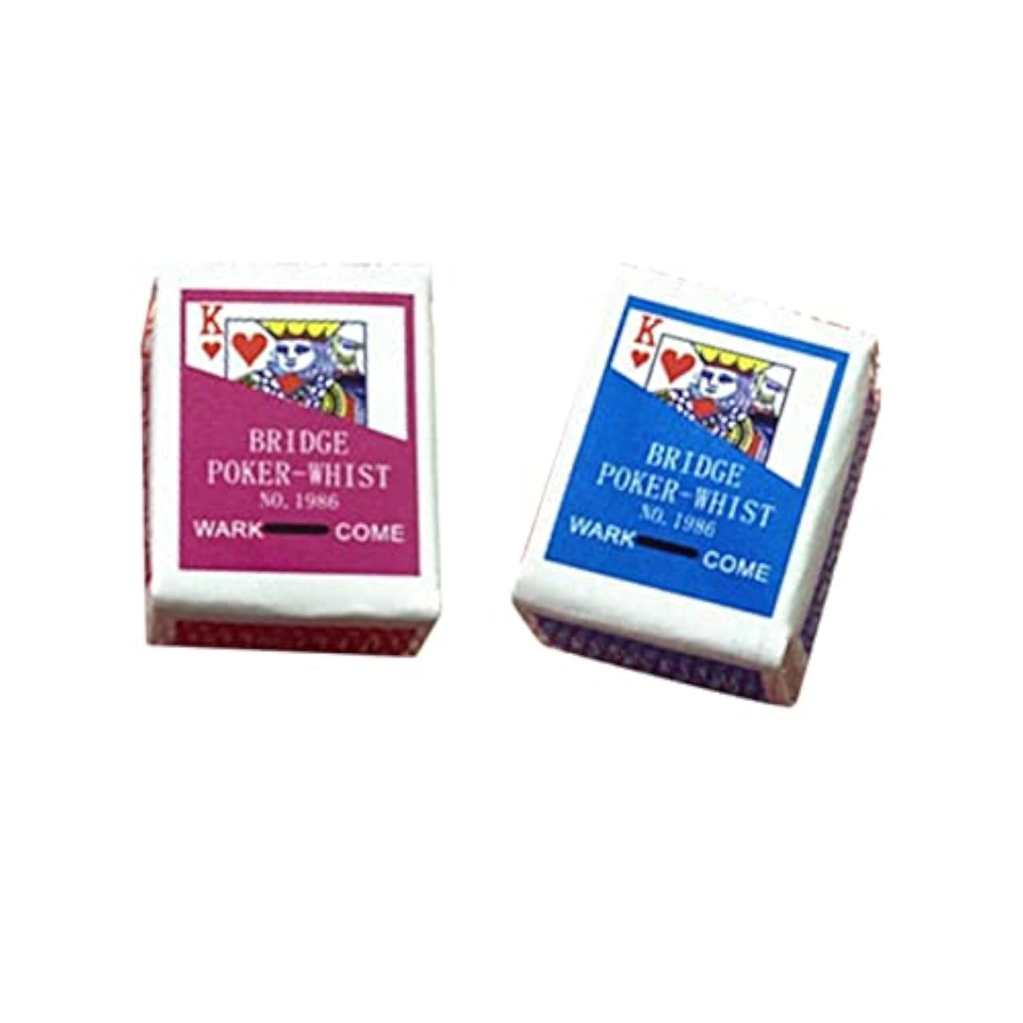 Miniature Poker Dollhouse Playing Cards, 1 Deck